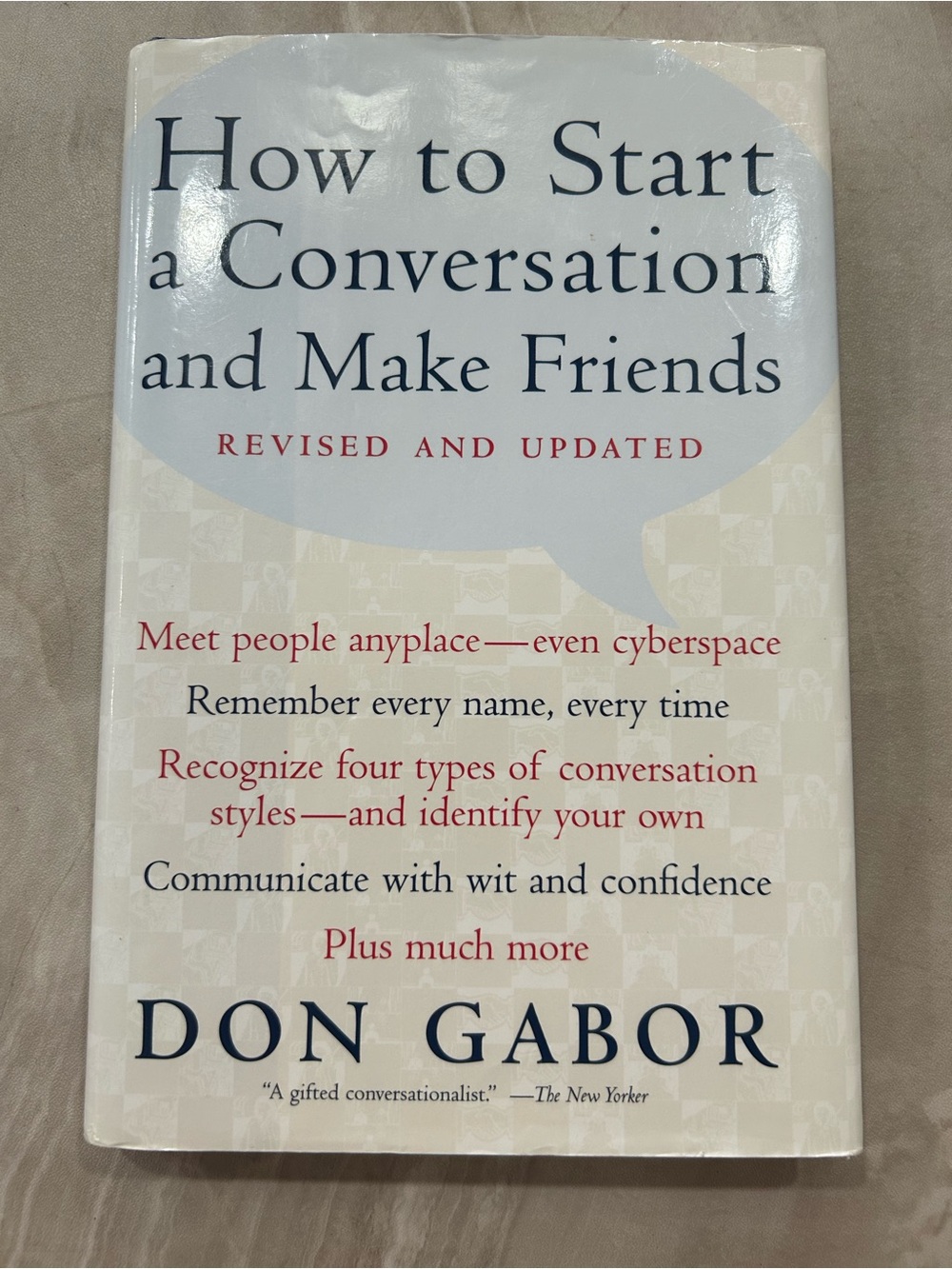 How to start a conversation book